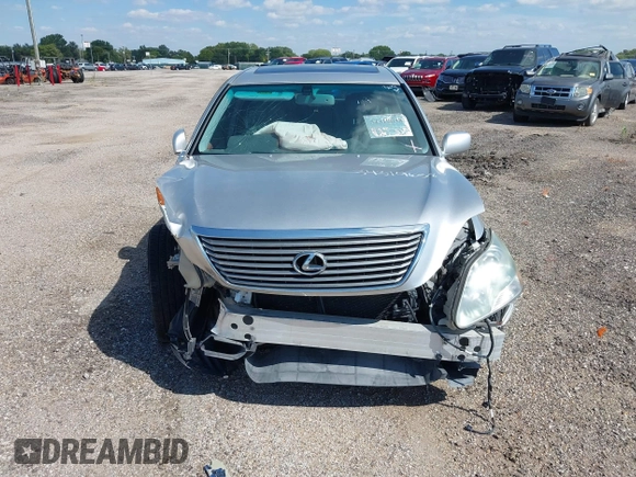 2005 Lexus LS 430 with VIN JTHBN36F955001986, listed as a IAAI auction lot 34319638 with 102,516 mi miles. Bid and sale history available at carsss.com. Image 12.