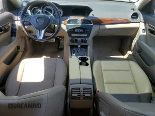 2012 Mercedes-Benz C 300 Sport with VIN WDDGF8BBXCA711039, listed as a Copart auction lot 61417975 with 131,692 mi miles and Salvage title. Bid and sale history available at DreamBid. Image 8.