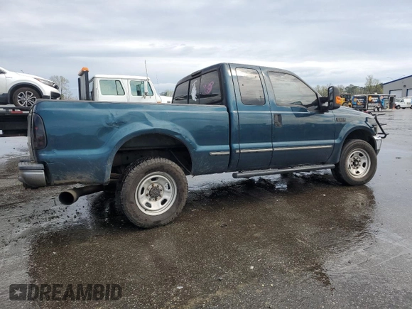 1999 Ford Super Duty F-250 XL with VIN 1FTNX20FXXEA40858, listed as a Copart auction lot 50202775 with 368,464 mi miles and Salvage Title. Bid and sale history available at carsss.com. Image 3.
