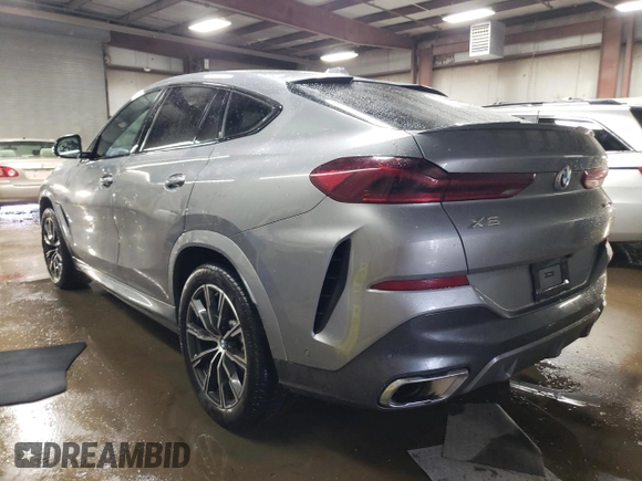 2025 BMW X6 xDrive40i with VIN 5UX33EX05S9X17286, listed as a Copart auction lot 52207275 with 24,547 mi miles and Clean Title. Bid and sale history available at carsss.com. Image 2.