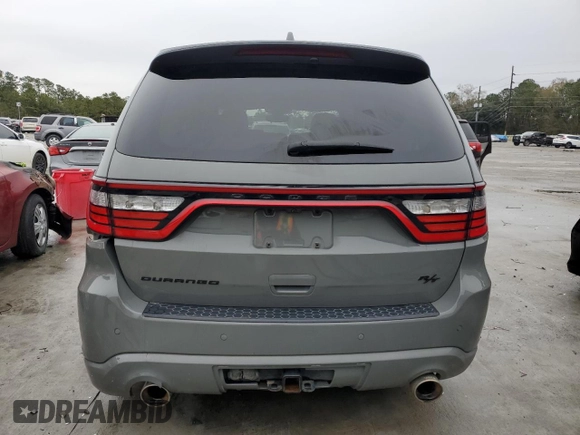 2021 Dodge Durango R/T with VIN 1C4SDHCT2MC790343, listed as a Copart auction lot 88030625 with 95,798 mi miles and Salvage Title. Bid and sale history available at DreamBid. Image 6.