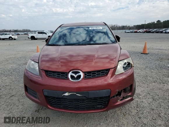 2007 Mazda CX-7 Sport with VIN JM3ER293370155499, listed as a Copart auction lot 44273645 with 161,294 mi miles and Salvage Title. Bid and sale history available at DreamBid. Image 5.