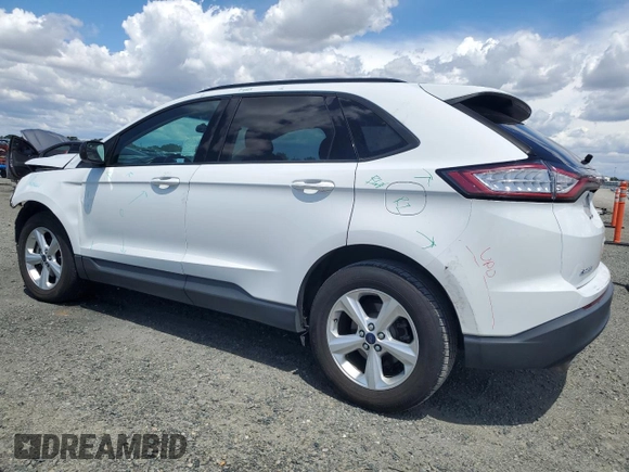 2015 Ford Edge SE z VIN 2FMTK3G86FBC35249, wystawiony jako Copart lot #56410795 z przebiegiem 107 974 mil mil oraz Szkoda całkowita • Salvage title. Historia ofert i sprzedaży dostępna na DreamBid. Obrazek 2.