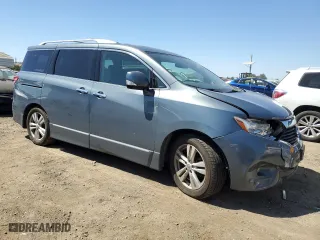2012 Nissan Quest S with VIN JN8AE2KP5C9033060, listed as a Copart auction lot 70101774 with 104,470 mi miles and Salvage Title. Bid and sale history available at carsss.com. Image 4.