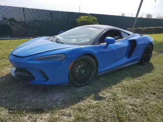 2020 McLaren GT with VIN SBM22GCA8LW000692, listed as a Copart auction lot 44749324 with 18,911 mi miles and Non Repairable. Bid and sale history available at carsss.com. Image 1.