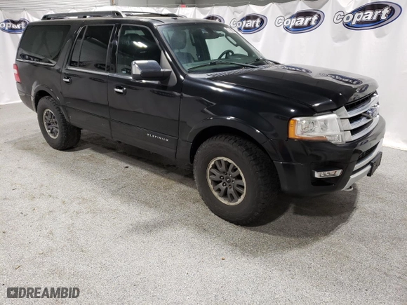 2015 Ford Expedition EL Platinum with VIN 1FMJK1MT0FEF20831, listed as a Copart auction lot 74075714 with 208,912 mi miles and Clean Title. Bid and sale history available at carsss.com. Image 4.
