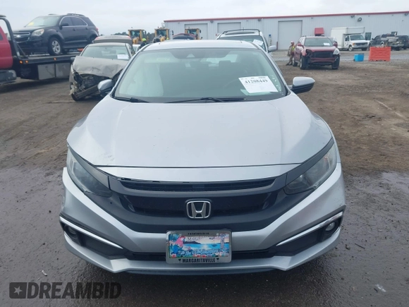 2019 Honda Civic Sedan EX with VIN 19XFC1F36KE206085, listed as a IAAI auction lot 41208449 with 79,860 mi miles. Bid and sale history available at carsss.com. Image 12.