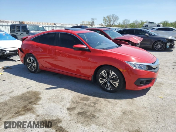 2018 Honda Civic EX-T z VIN JHMFC1F3XJX015332, wystawiony jako Copart lot #53982055 z przebiegiem 107 271 mil mil oraz Szkoda całkowita • Salvage title. Historia ofert i sprzedaży dostępna na DreamBid. Obrazek 4.