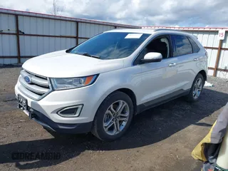 2016 Ford Edge Titanium with VIN 2FMPK4K92GBB59330, listed as a IAAI auction lot 41954797 with 143,092 mi miles. Bid and sale history available at carsss.com. Image 18.