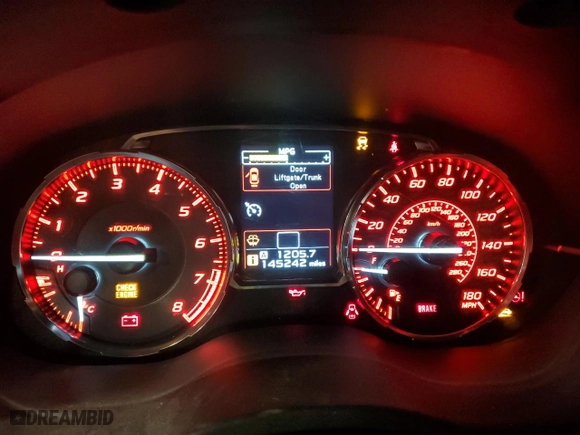 2016 Subaru WRX with VIN JF1VA1B60G9802196, listed as a Copart auction lot 47423305 with 145,242 mi miles and Non Repairable. Bid and sale history available at carsss.com. Image 9.