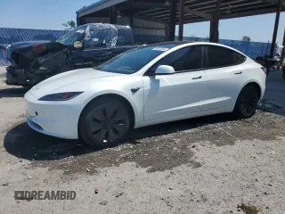 2024 Tesla Model 3 z VIN 5YJ3E1EA8RF862502, wystawiony jako Copart lot #58070265 z przebiegiem 9 554 mil mil oraz Nie do naprawy • Non repairable. Historia ofert i sprzedaży dostępna na DreamBid. Obrazek 1.