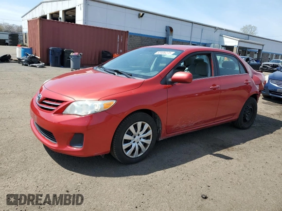 2013 Toyota Corolla L with VIN 5YFBU4EEXDP210478, listed as a Copart auction lot 52406275 with 113,395 mi miles and Salvage Title. Bid and sale history available at carsss.com. Image 1.