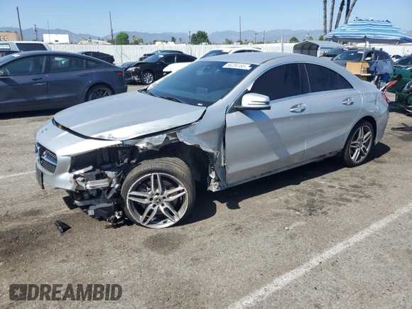 2018 Mercedes-Benz CLA 250 с VIN WDDSJ4EB6JN599357, выставлен на аукционе Copart как лот 56204155 с пробегом 155 172 миль миль и Списание • Salvage title. История ставок и продаж доступна на DreamBid. Изображение 1.