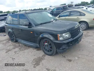 2008 Land Rover Range Rover Sport SC with VIN SALSH23468A180403, listed as a IAAI auction lot 42736770 with 84,418 mi miles and . Bid and sale history available at DreamBid. Image 1.