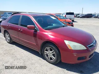2006 Honda Accord LX SE with VIN 1HGCM55376A066728, listed as a IAAI auction lot 42478210 with 155,731 mi miles and . Bid and sale history available at DreamBid. Image 1.