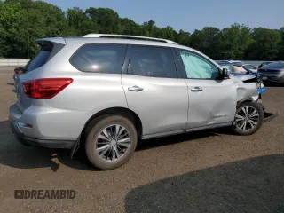 2017 Nissan Pathfinder Platinum with VIN 5N1DR2MMXHC910213, listed as a Copart auction lot 62754275 with 151,669 mi miles and Salvage title. Bid and sale history available at DreamBid. Image 3.