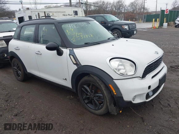 2012 MINI Countryman S with VIN WMWZC5C56CWL56311, listed as a IAAI auction lot 41825109 with Not Provided miles and . Bid and sale history available at DreamBid. Image 1.