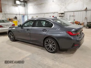 2021 BMW 3 Series 330i xDrive with VIN 3MW5R7J06M8B89958, listed as a Copart auction lot 53075975 with 35,240 mi miles and Salvage Title. Bid and sale history available at carsss.com. Image 2.