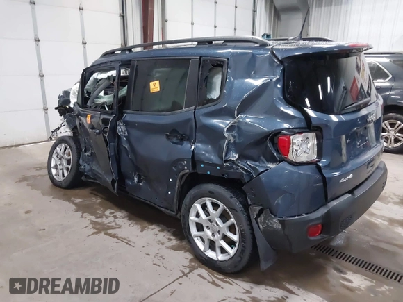 2021 Jeep Renegade 80th Anniversary with VIN ZACNJDBB4MPN30607, listed as a IAAI auction lot 41083100 with Not Provided miles and . Bid and sale history available at DreamBid. Image 3.