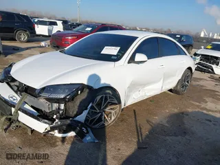 2023 Hyundai IONIQ 6 SEL with VIN KMHM34AA6PA052093, listed as a IAAI auction lot 41233794 with 8300 miles. Bid and sale history available at carsss.com. Image 16.