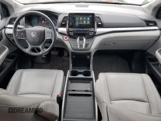 2022 Honda Odyssey EX-L with VIN 5FNRL6H70NB031177, listed as a Copart auction lot 51262515 with 53,629 mi miles and Salvage Title. Bid and sale history available at DreamBid. Image 8.