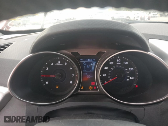 2014 Hyundai Veloster RE:FLEX z VIN KMHTC6AD3EU212525, wystawiony jako Copart lot #52935475 z przebiegiem 54 086 mil mil oraz Szkoda całkowita • Salvage title. Historia ofert i sprzedaży dostępna na DreamBid. Obrazek 9.