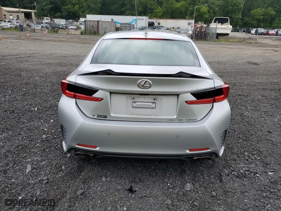 2015 Lexus RC 350 with VIN JTHSE5BC3F5003029, listed as a Copart auction lot 65398434 with 91,965 mi miles and Salvage Title. Bid and sale history available at carsss.com. Image 6.