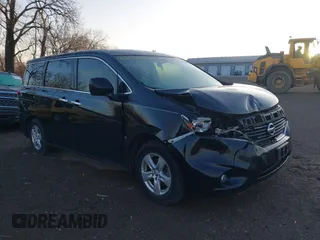 2012 Nissan Quest SL with VIN JN8AE2KP2C9031928, listed as a IAAI auction lot 41850045 with 140,075 mi miles. Bid and sale history available at carsss.com. Image 1.