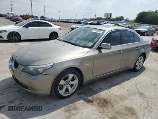 2008 BMW 5 Series 528i with VIN WBANU53518C114725, listed as a Copart auction lot 57660615 with 95,916 mi miles and Salvage title. Bid and sale history available at DreamBid. Image 1.