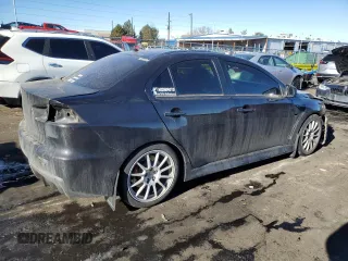 2010 Mitsubishi Lancer Evolution SE with VIN JA32W6FV8AU033981, listed as a Copart auction lot 87676155 with 150,901 mi miles and Salvage Title. Bid and sale history available at carsss.com. Image 3.