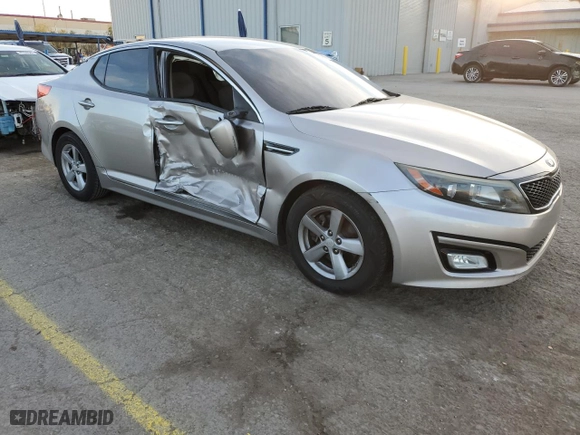 2014 Kia Optima LX with VIN 5XXGM4A76EG328003, listed as a Copart auction lot 47442655 with 172,088 mi miles and Salvage Title. Bid and sale history available at carsss.com. Image 4.