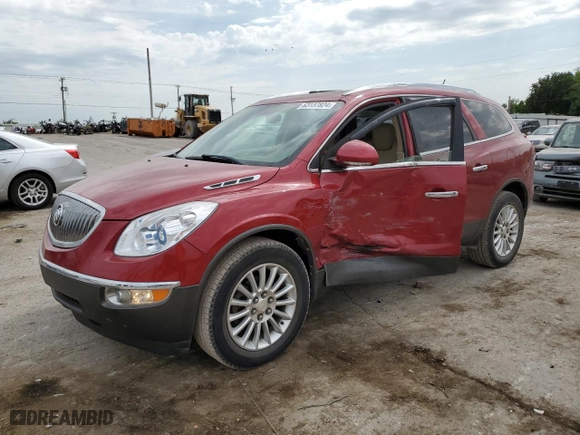 2012 Buick Enclave Leather with VIN 5GAKVCED5CJ279081, listed as a Copart auction lot 63137824 with 80,568 mi miles and Salvage Title. Bid and sale history available at carsss.com. Image 1.