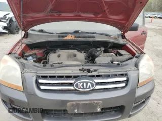 2008 Kia Sportage LX with VIN KNDJE723187509300, listed as a Copart auction lot 53381095 with 121,436 mi miles and Clean Title. Bid and sale history available at carsss.com. Image 11.