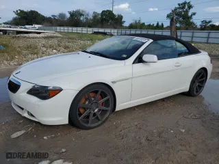2006 BMW 6 Series 650Ci with VIN WBAEK13486CN75830, listed as a Copart auction lot 68610424 with 109,411 mi miles and Salvage Title. Bid and sale history available at carsss.com. Image 1.