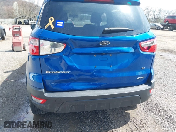 2018 Ford EcoSport SE with VIN MAJ6P1UL9JC212272, listed as a IAAI auction lot 41980901 with 108,488 mi miles. Bid and sale history available at carsss.com. Image 17.
