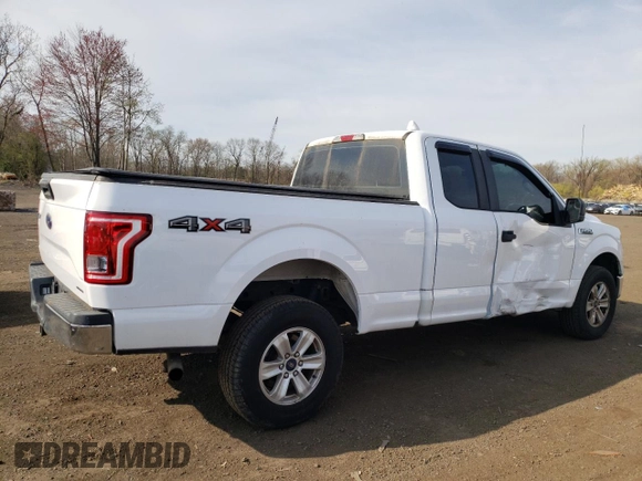 2015 Ford F-150 XLT with VIN 1FTFX1EF6FKF08396, listed as a Copart auction lot 53874515 with 125,740 mi miles and Salvage Title. Bid and sale history available at carsss.com. Image 3.