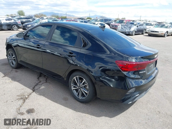 2023 Kia Forte LXS with VIN 3KPF24AD3PE651590, listed as a IAAI auction lot 41713050 with 29,727 mi miles. Bid and sale history available at carsss.com. Image 3.