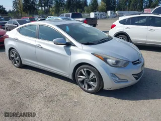 2014 Hyundai Elantra SE with VIN KMHDH4AE9EU140846, listed as a IAAI auction lot 42032069 with 168,052 mi miles. Bid and sale history available at carsss.com. Image 1.