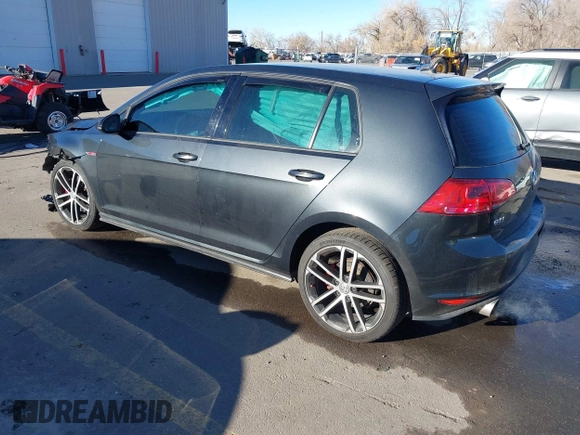 2017 Volkswagen Golf GTI S with VIN 3VW5T7AU0HM063368, listed as a IAAI auction lot 41074433 with 74,179 mi miles. Bid and sale history available at carsss.com. Image 3.