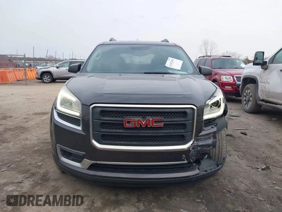 2014 GMC Acadia SLE with VIN 1GKKRNED5EJ352567, listed as a IAAI auction lot 41352454 with 196,140 mi miles and . Bid and sale history available at carsss.com. Image 12.