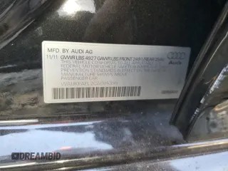 2012 Audi A4 Prestige с VIN WAUKFAFL2CA095395, выставлен на аукционе Copart как лот 78609894 с пробегом Не указан миль и Списание • Salvage title. История ставок и продаж доступна на DreamBid. Изображение 15.