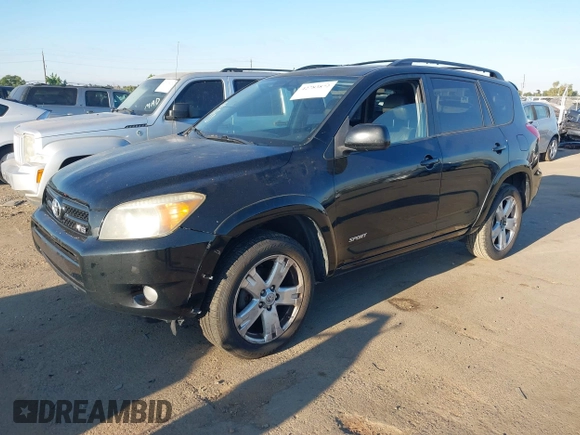 2007 Toyota RAV4 Sport with VIN JTMZK32V976009928, listed as a IAAI auction lot 42783872 with 211,480 mi miles and . Bid and sale history available at DreamBid. Image 2.