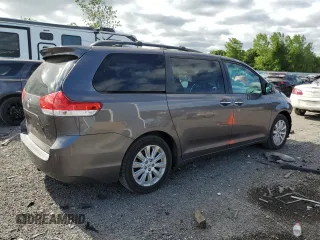 2013 Toyota Sienna XLE с VIN 5TDDK3DC2DS065291, выставлен на аукционе Copart как лот 60814175 с пробегом 170 626 миль миль и Чистый • Clean title. История ставок и продаж доступна на DreamBid. Изображение 3.