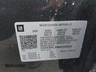 2021 GMC Acadia Denali z VIN 1GKKNXLS8MZ133935, wystawiony jako IAAI lot #42059767 z przebiegiem 72 414 mil mil oraz . Historia ofert i sprzedaży dostępna na DreamBid. Obrazek 9.