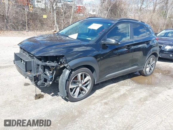 2020 Hyundai Kona Limited with VIN KM8K3CA54LU403886, listed as a IAAI auction lot 41853262 with 144,044 mi miles and . Bid and sale history available at DreamBid. Image 18.