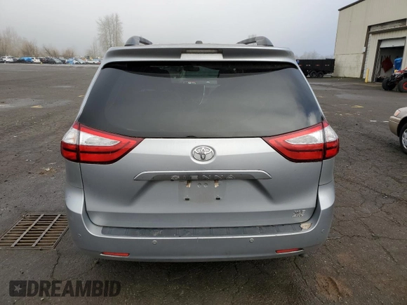 2015 Toyota Sienna Ltd with VIN 5TDDK3DC1FS094400, listed as a Copart auction lot 84051894 with 37,306 mi miles and Salvage Title. Bid and sale history available at carsss.com. Image 6.