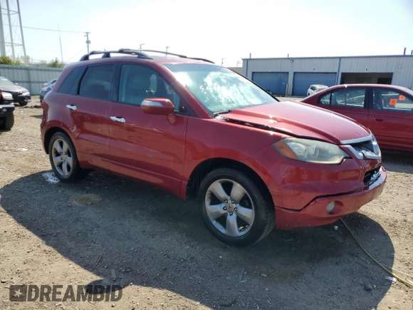 2007 Acura RDX Technology with VIN 5J8TB18507A014855, listed as a Copart auction lot 55836505 with 225,058 mi miles and Salvage title. Bid and sale history available at DreamBid. Image 4.