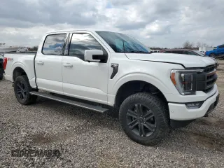2022 Ford F-150 XL with VIN 1FTFW1E85NFA47493, listed as a Copart auction lot 44168765 with 50,530 mi miles and Clean Title. Bid and sale history available at DreamBid. Image 4.