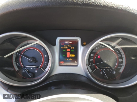 2016 Dodge Journey American Value with VIN 3C4PDCAB0GT235659, listed as a Copart auction lot 51852895 with 92,778 mi miles and Clean Title. Bid and sale history available at DreamBid. Image 9.