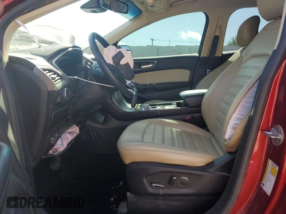 2019 Ford Edge SEL with VIN 2FMPK3J9XKBB38715, listed as a Copart auction lot 62156395 with 125,758 mi miles and Salvage title. Bid and sale history available at DreamBid. Image 7.
